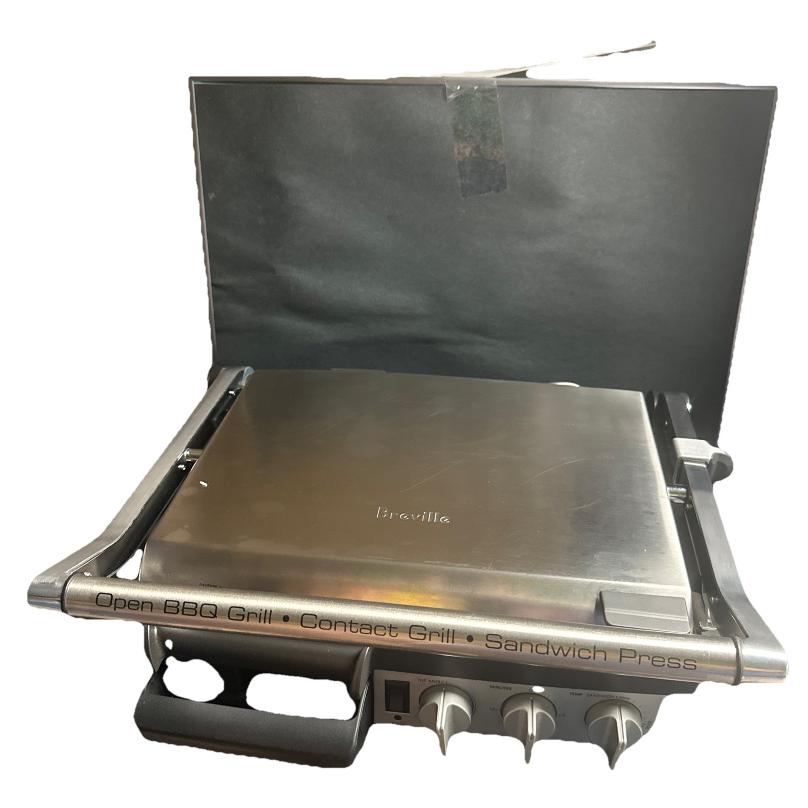 +2 The Breville 800GRXL Heavy Duty Die-cast Indoor BBQ/ Grill