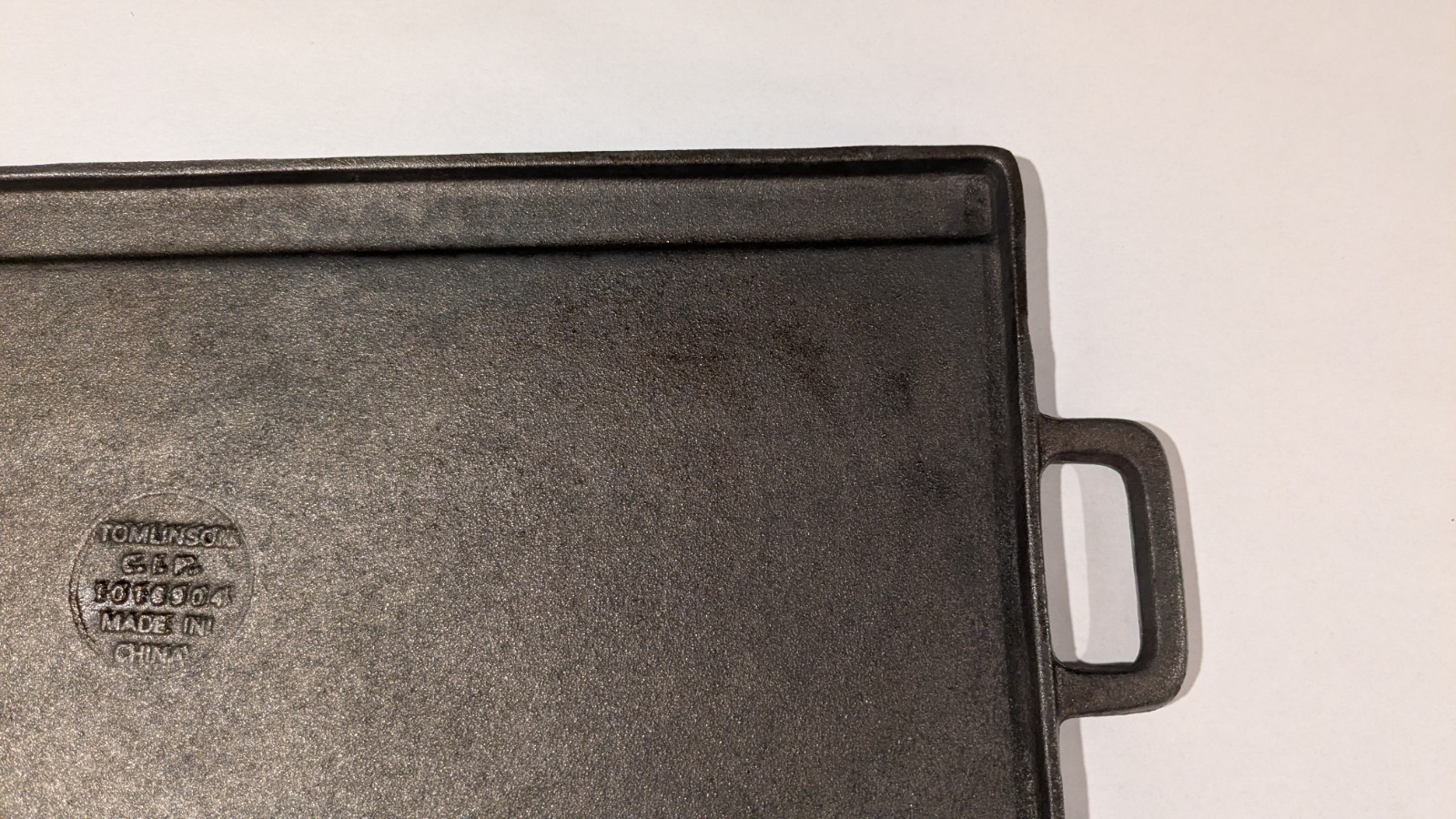 Tomlinson 18″ Reversible Cast Iron Griddle Double Burner Flat & Grill 1016904