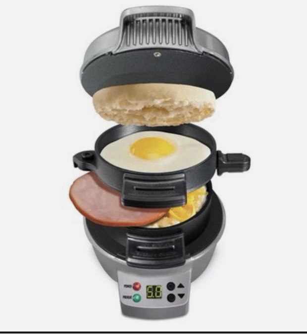 Hamilton Beach 25478 Breakfast Sandwich Maker – Silver