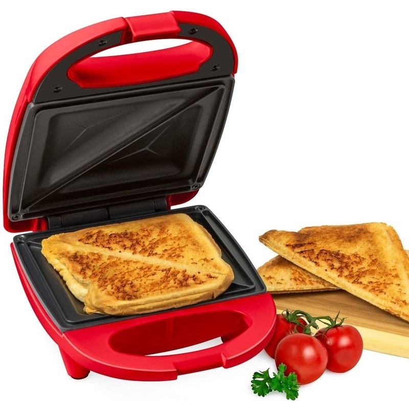 Compact Sandwich Maker Toaster Nonstick Electric Quick Cooker Kitchen Appliance