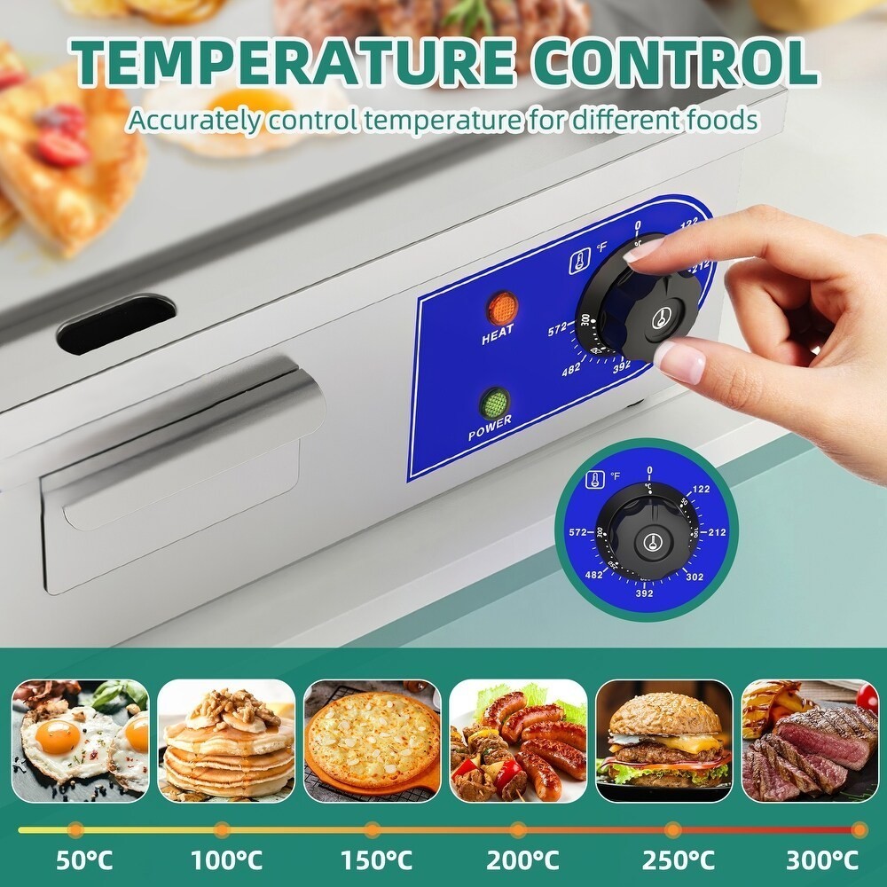 14 Inch Commercial Electric Griddle Grill