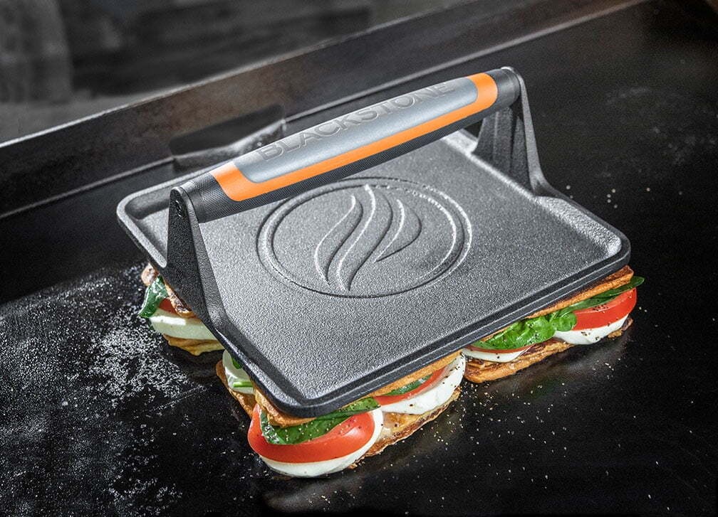 Outdoor Cooking Durable Cast Iron XL Griddle Grill Press Accessories tools