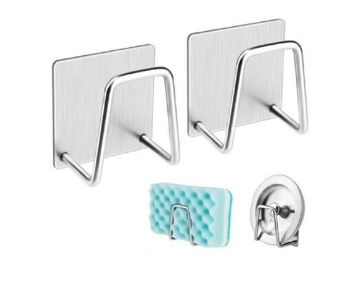 Self Adhesive Stainless Steel Dish Rack Drying Rack Kitchen Wall Hooks Accessori