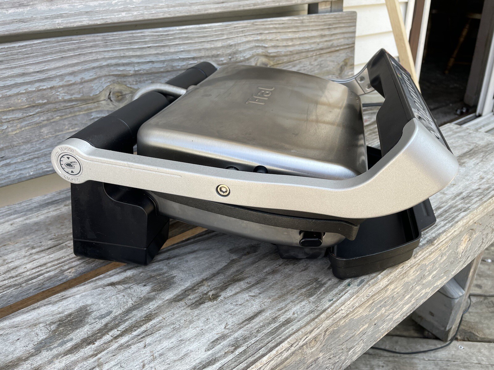 T-Fal OptiGrill Plus Stainless Steel Indoor Electric Grill Tested Works Great