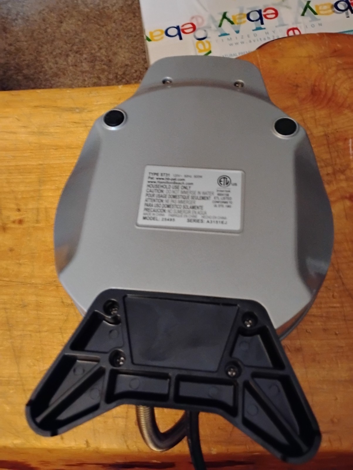 Hamilton Beach Breakfast Burrito Maker – 25495 EXCELLENT CONDITION!