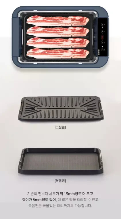 ANBANG Grill AB507FCO Smokeless Grill Electric Indoor Grill BBQ Party -Gray 220V