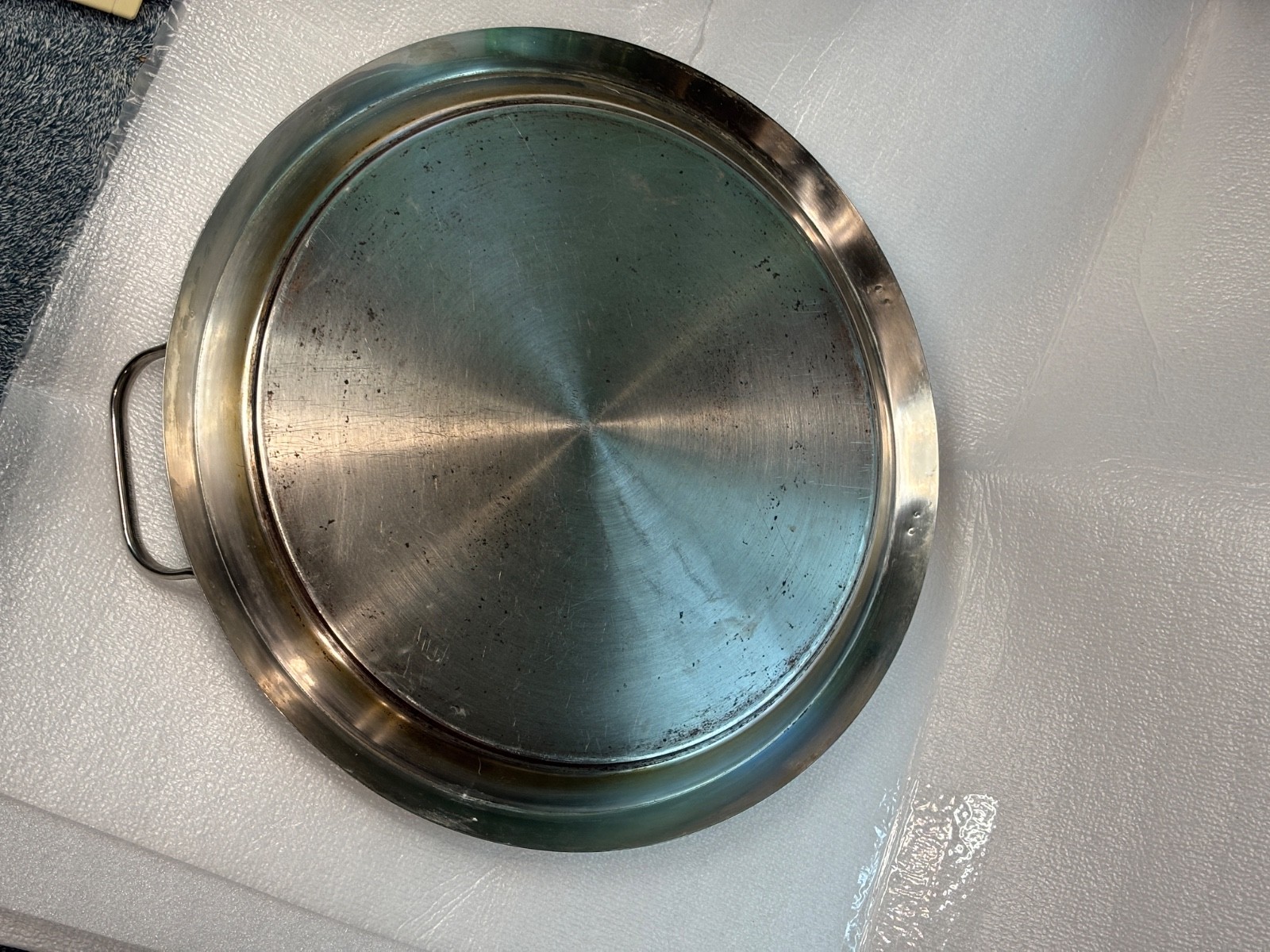 VTG Cuisinart Grand Griddle DLC 7 PRO 1983 Stainless Heavy Steel copper core 15″