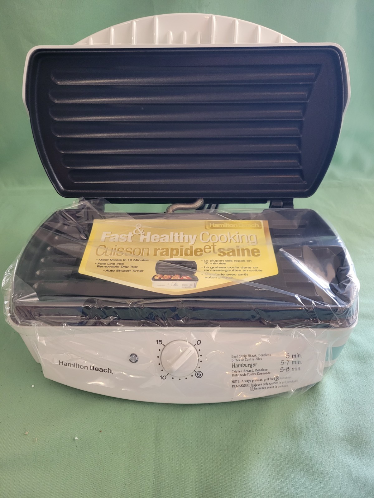 Hamilton Beach 25300 Meal Maker Express Indoor Electric Grill Cooker new in box