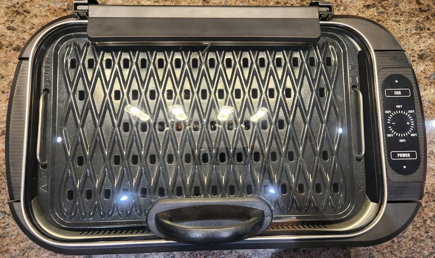 Power XL PG-1500FDR 1500W Smokeless Grill Plus Black/Silver (PXLSGS)