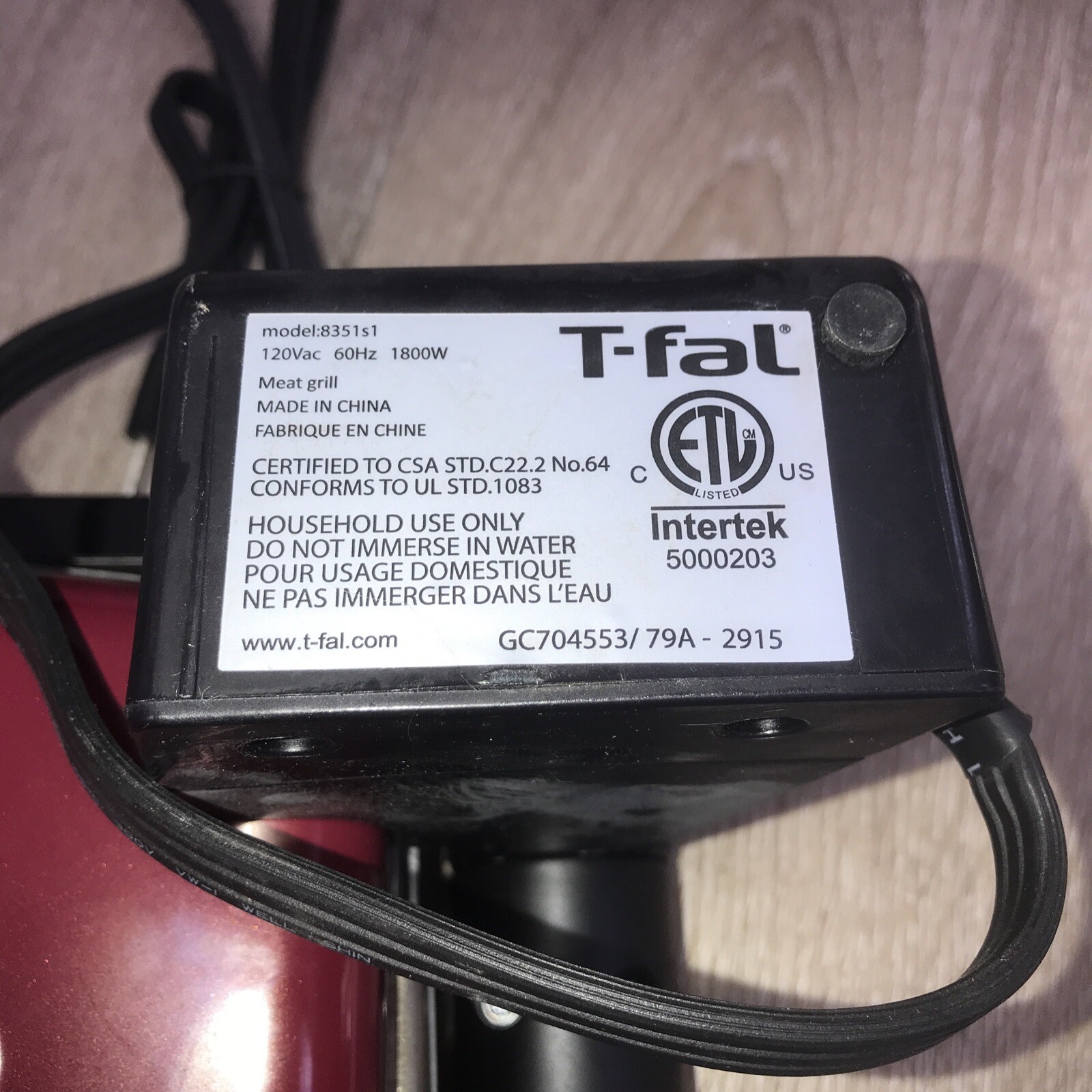 T-Fal OptiGrill + Automatic Sensor Cooking Indoor Electric Grill Works Great