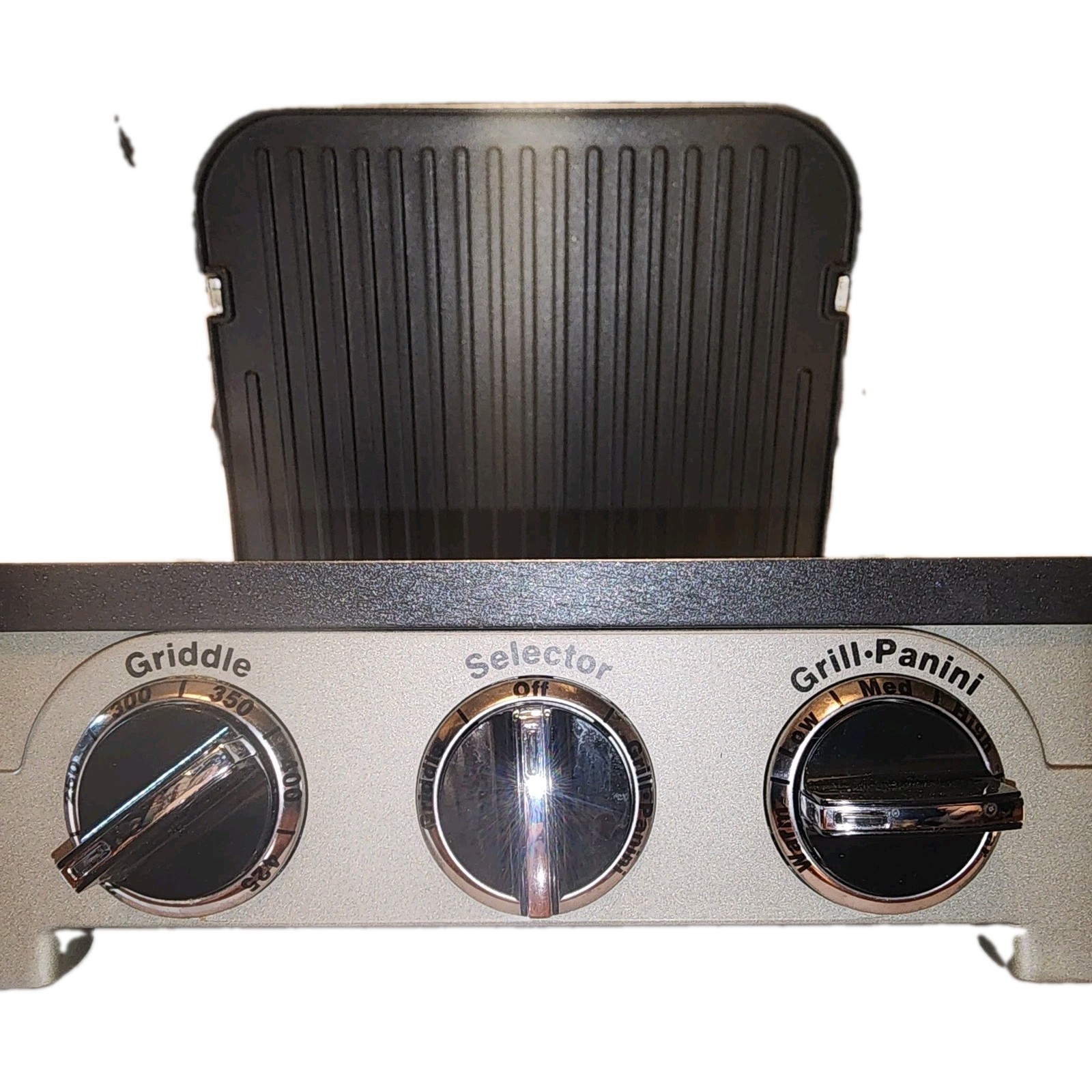 Cuisinart Griddler 5-in-1 GR-4N – Brushed Stainless Steel, 13.5″ x 11.5″