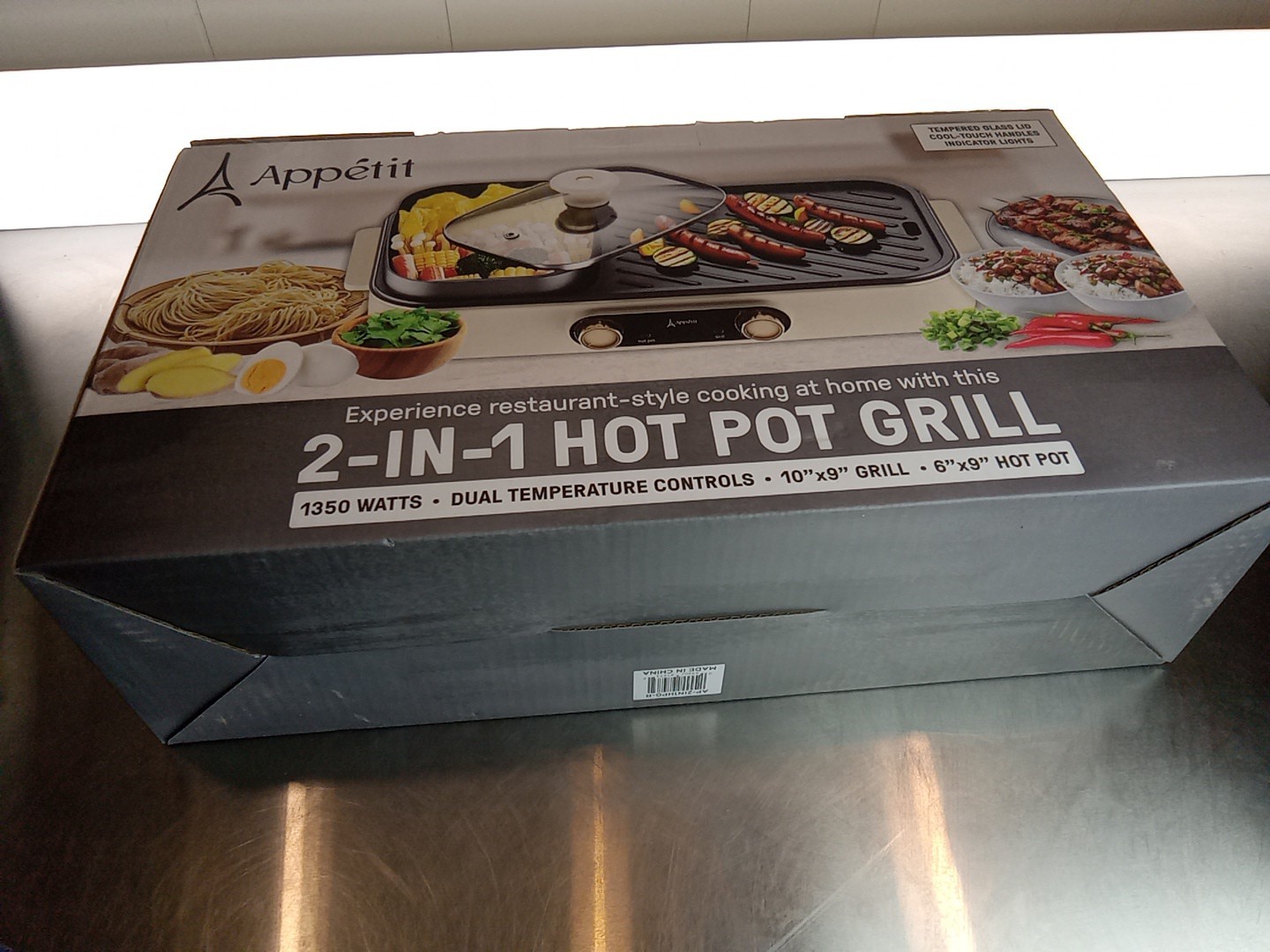 Appetit 2-in-1 Hot Pot Grill