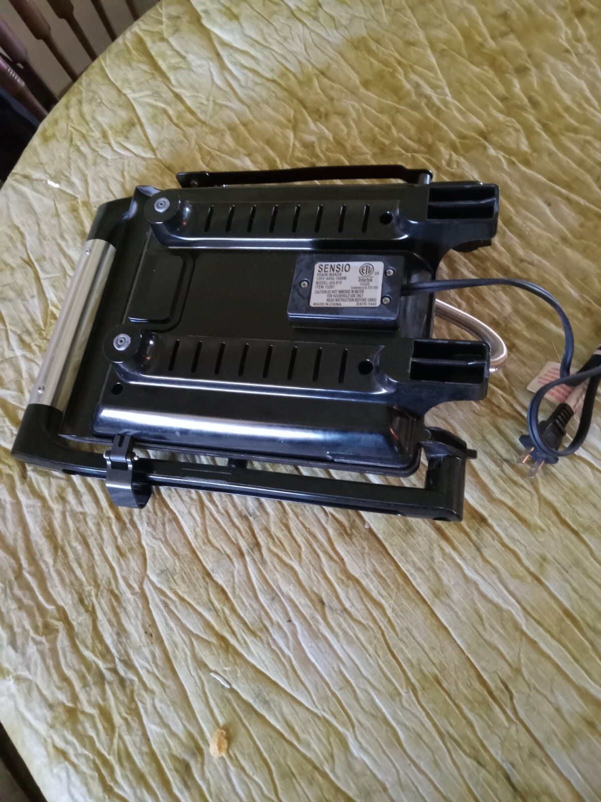 BELLA Panini Maker GH-815, 1400W, Large 8 x 9in Cooking Surface