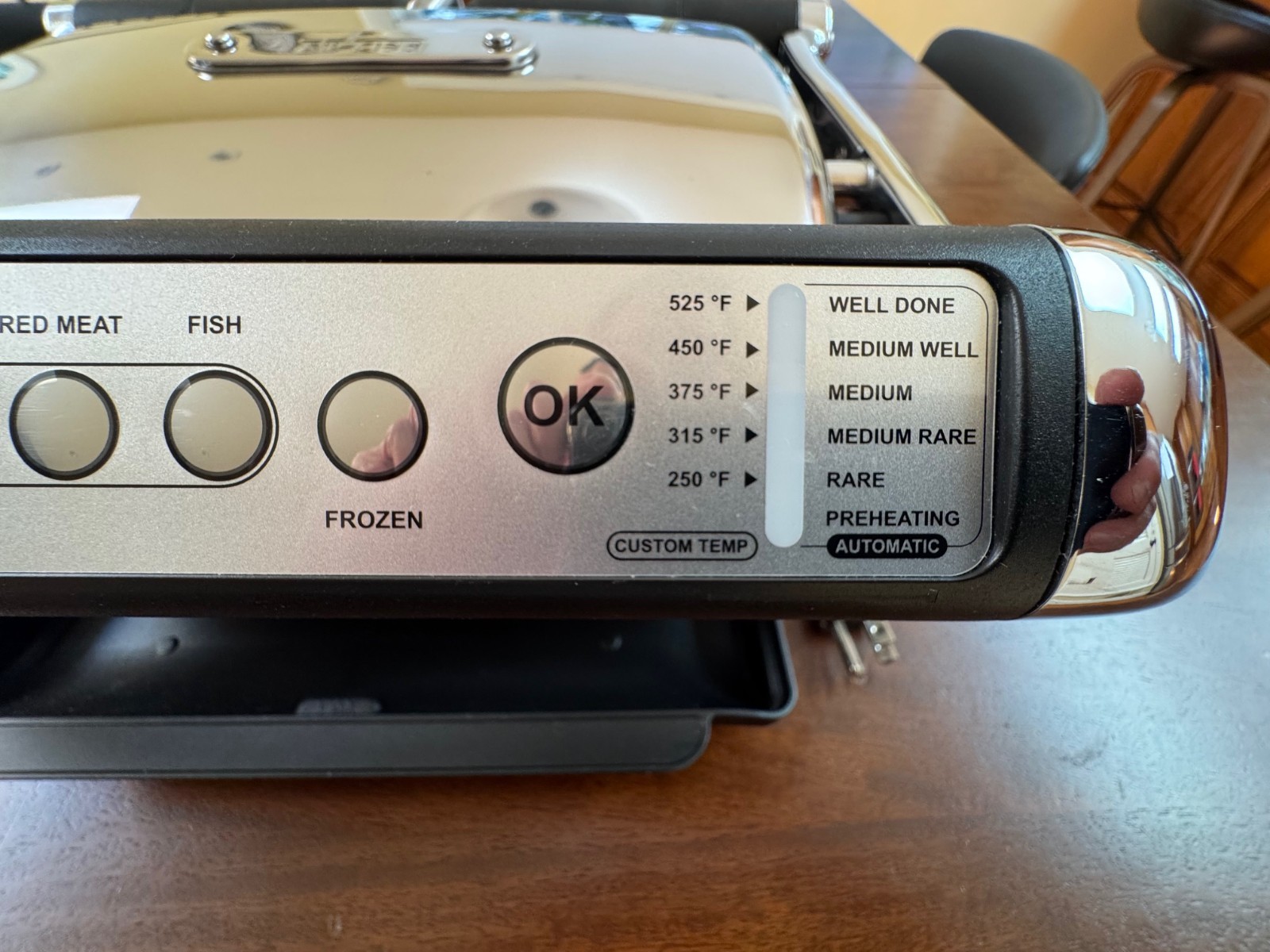 ALL-CLAD AUTOSENSE XL MEAT GRILL PANINI PRESS 8358s2 & DRIP TRAY 1800W TESTED