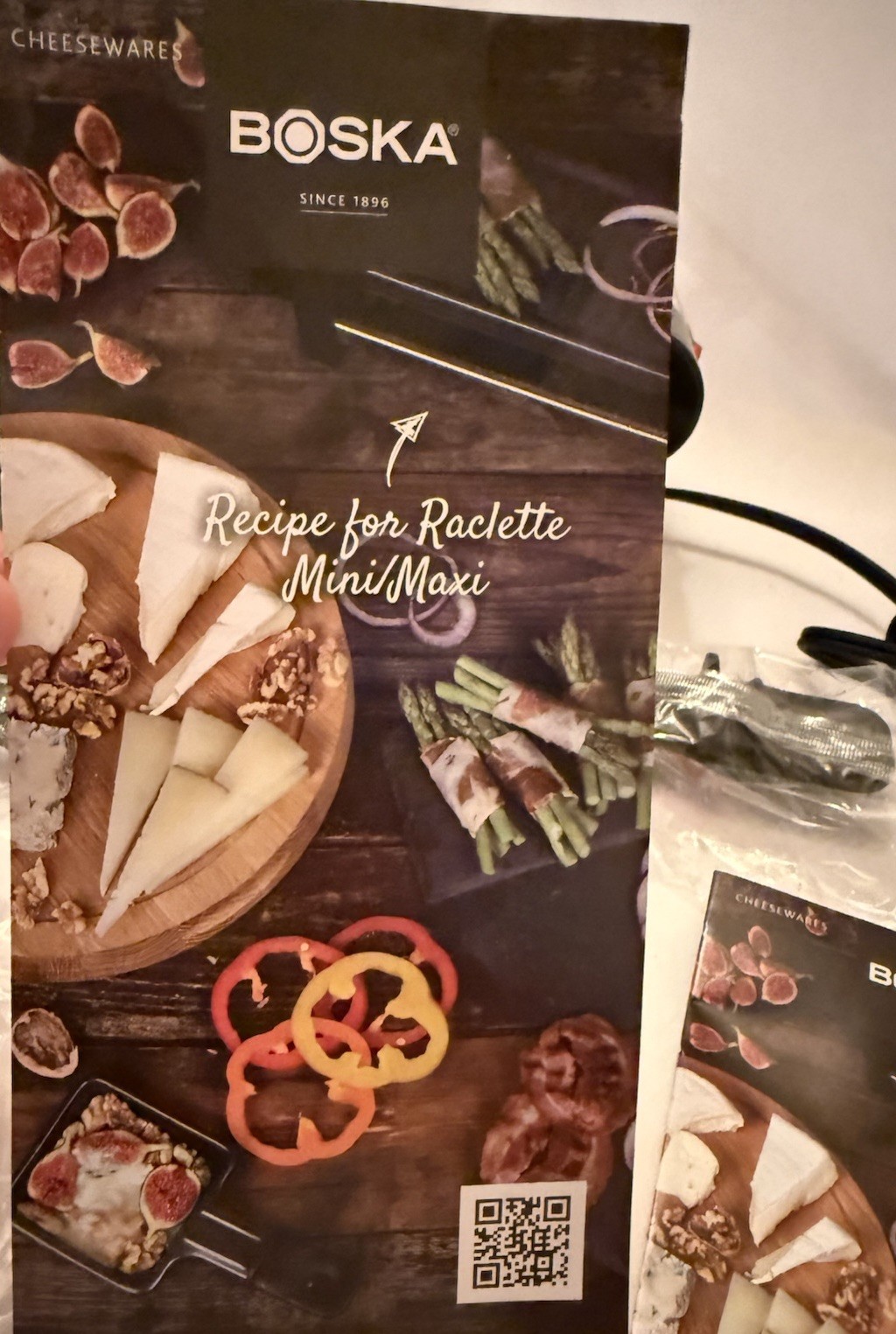 NWOB Boska Electric Mini Raclette Grill Set 120v