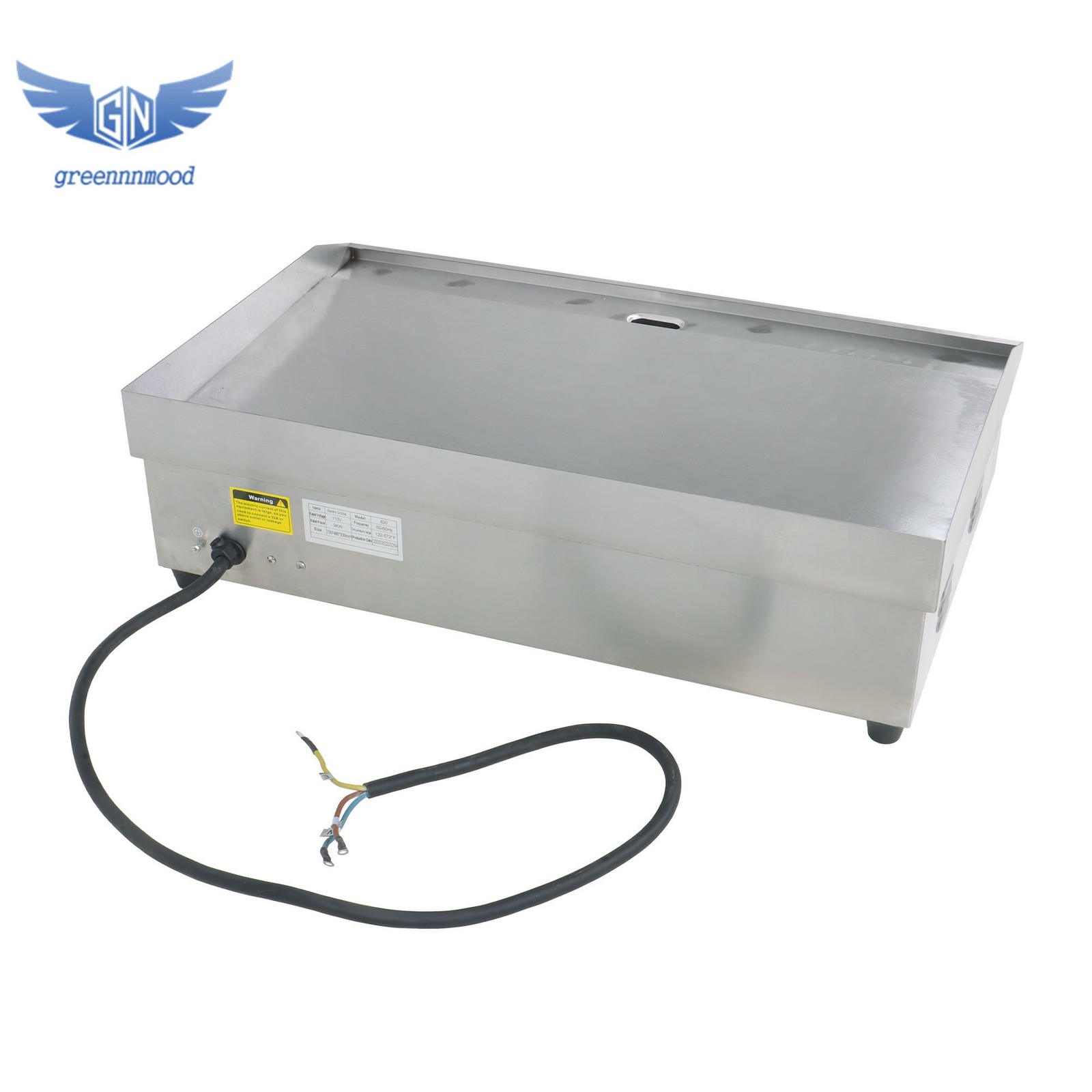 Commercial Electric Griddle Countertop Griddle Grill 30″Flat Top Grill 3000W