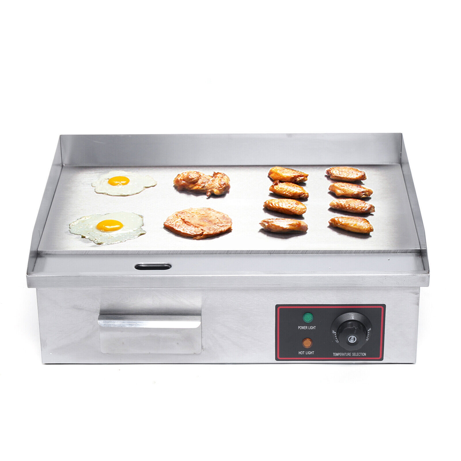 22″ Electric Grill Griddle Commercial Non Stick Flat Top Grill Indoor Countertop