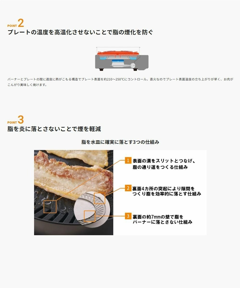 Iwatani CB-SLG-3 Yakimaru Slim Smokeless Yakiniku Gas Grill Charcoal Japan NEW