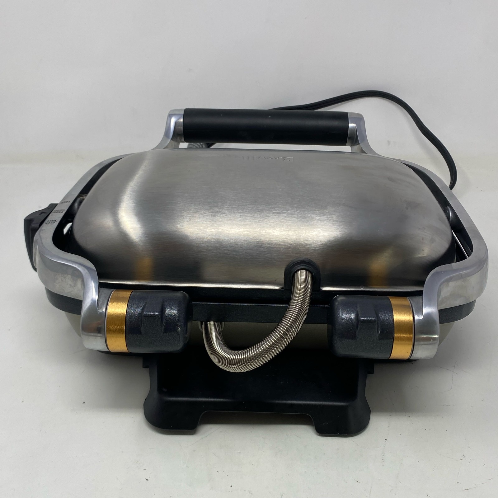 Breville Perfect Press Panini Press, 2-Slice, Brushed Stainless Steel