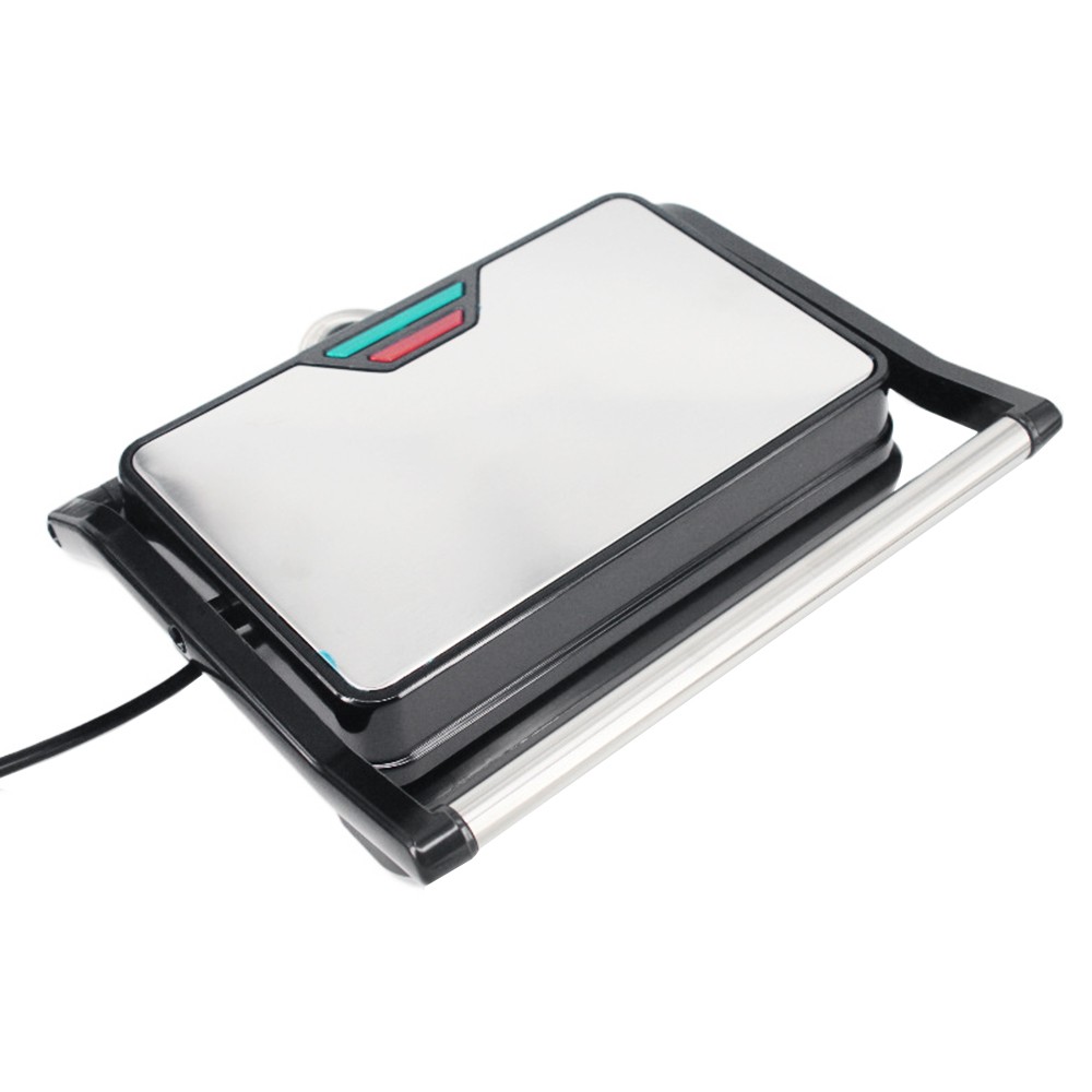 Panini Maker Household Stainless Steel 850W High Power Nonstick Pan Steak