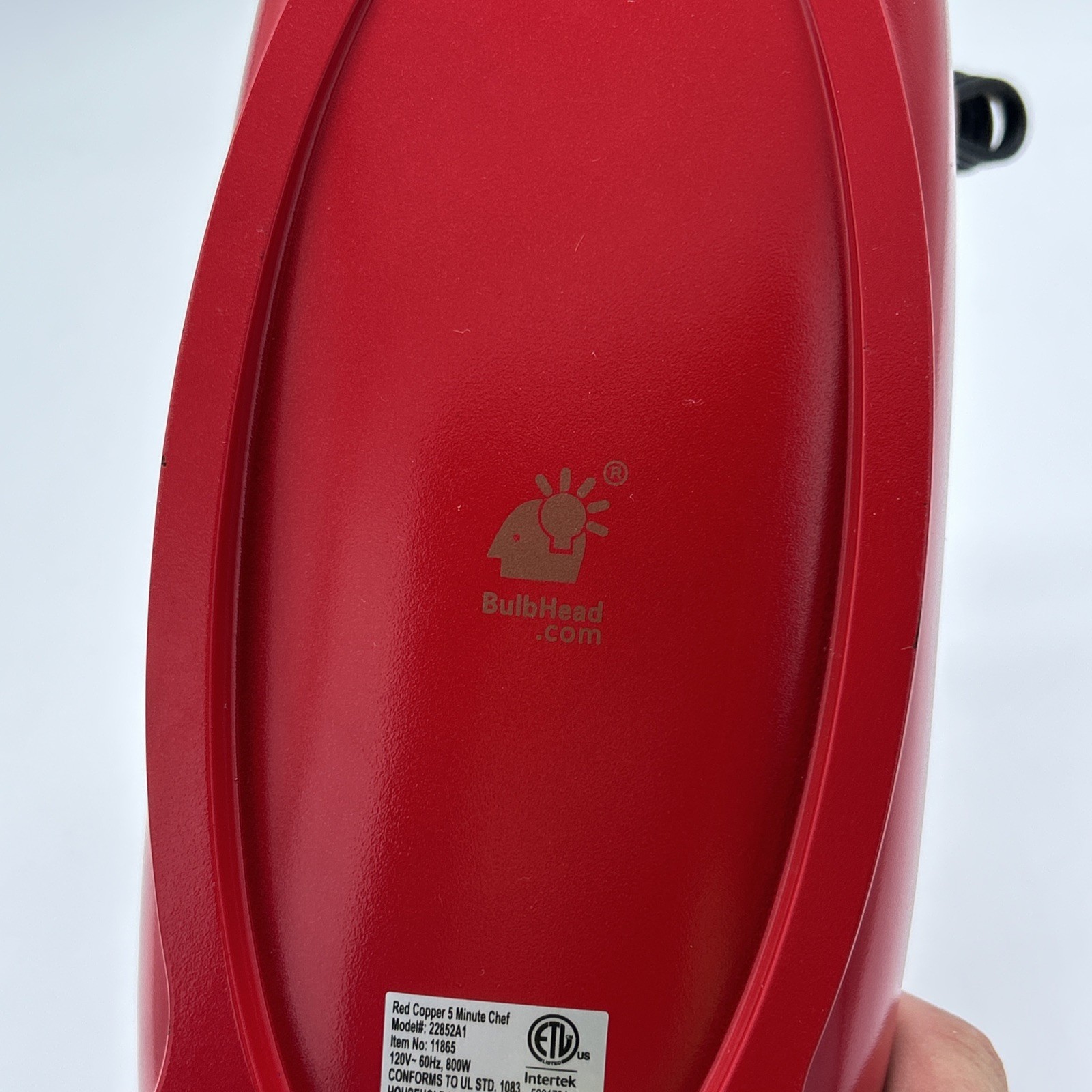 Copper Red 5 Minute Chef Electric Meal Maker Frying Pan NonStick Tested Works