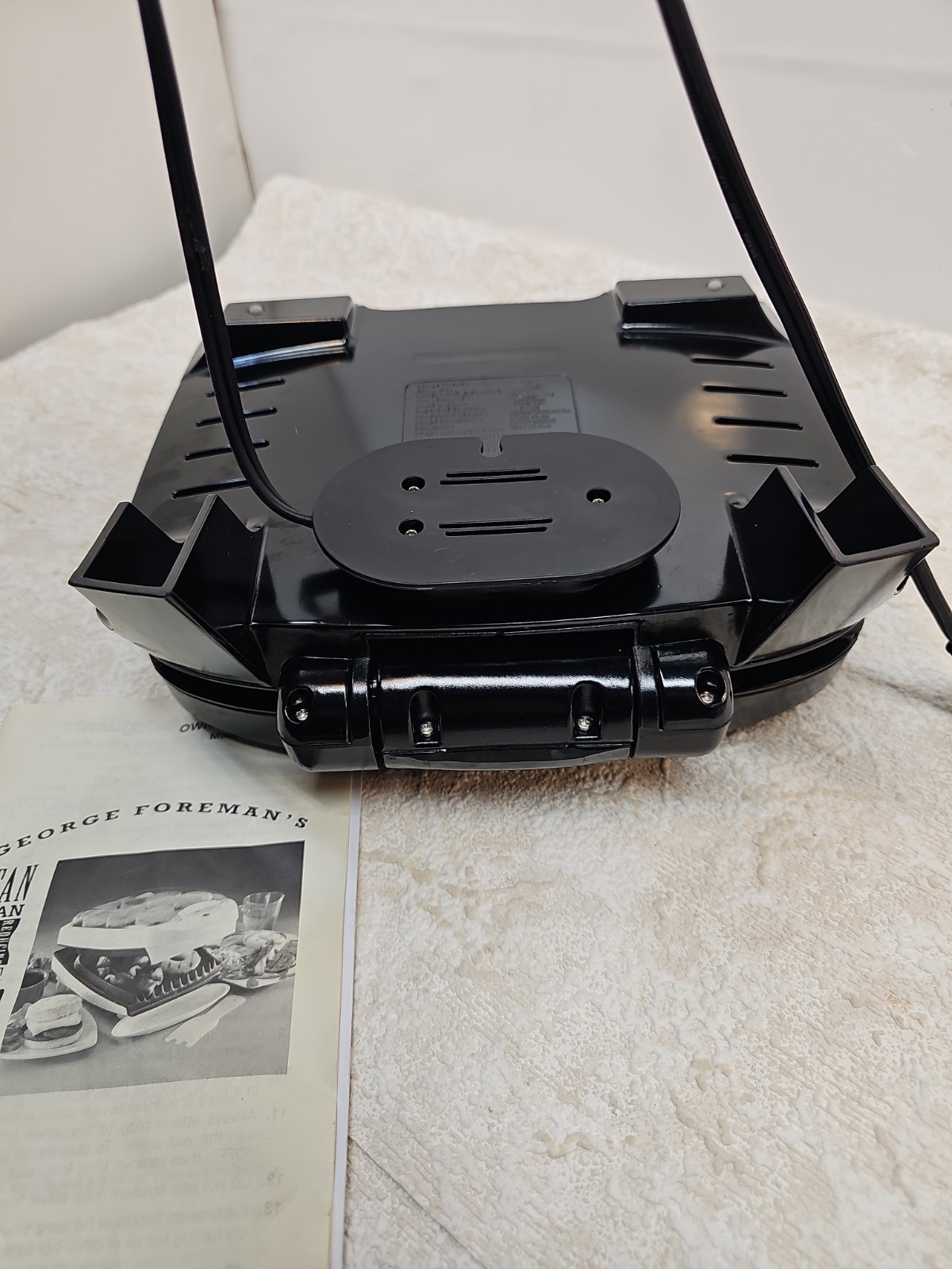 George Foreman 4 Servings Removable Plate Electric Indoor Grill/Panini Press