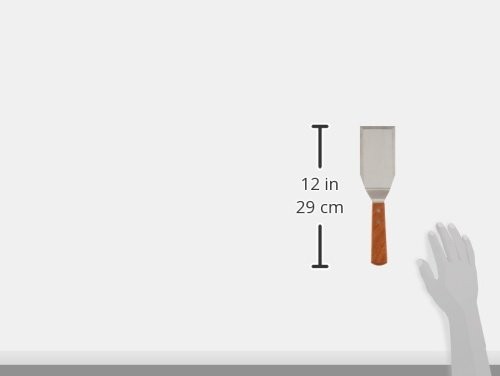 Winco TN719 Blade Hamburger Turner, 5″ x Medium, Stainless Steel, Brown
