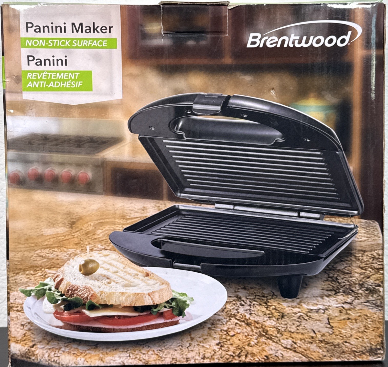 Brentwood Panini Maker Nonstick Sandwichera