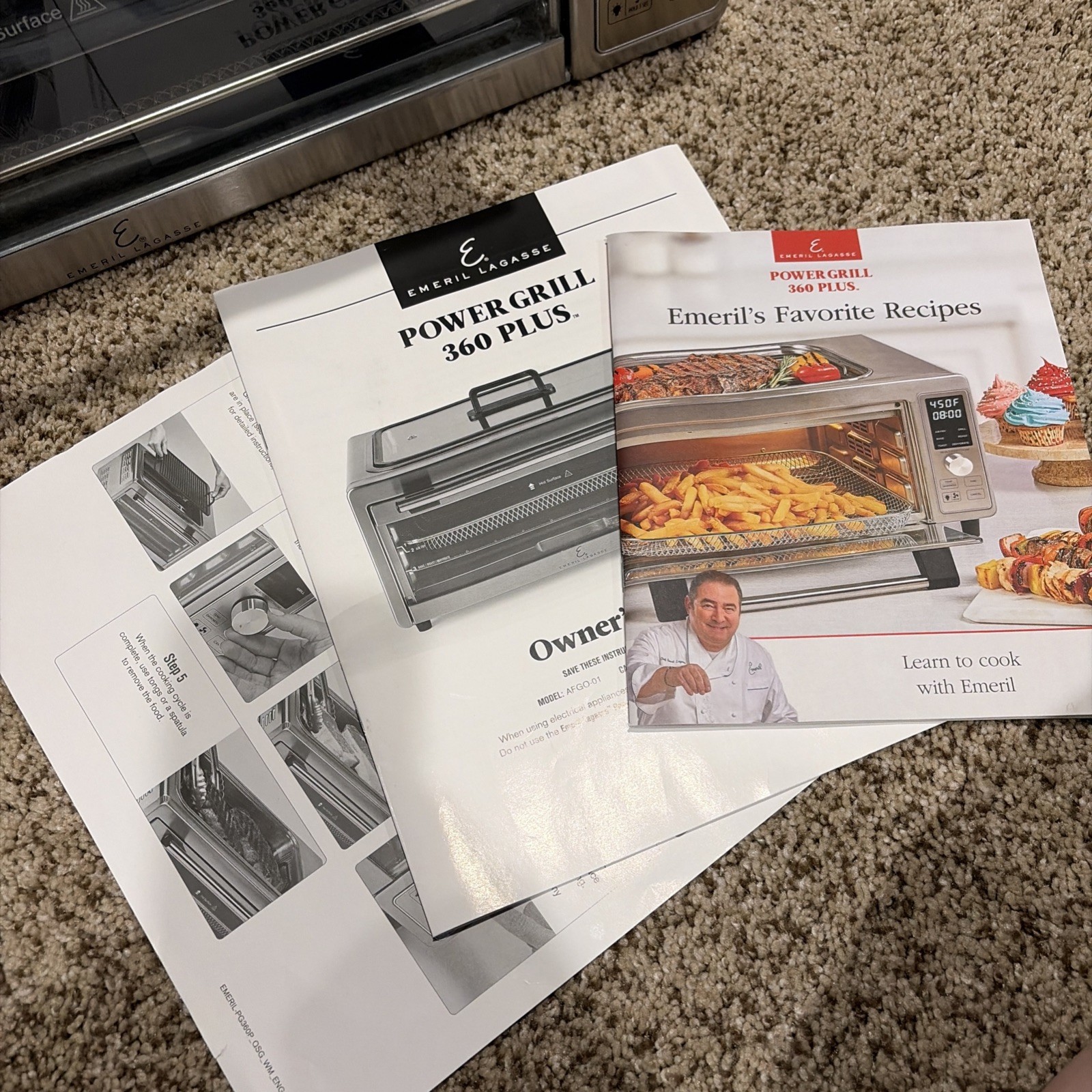 Emeril Lagasse 360 Plus Power Grill 6-in-1 Countertop Conversion Oven
