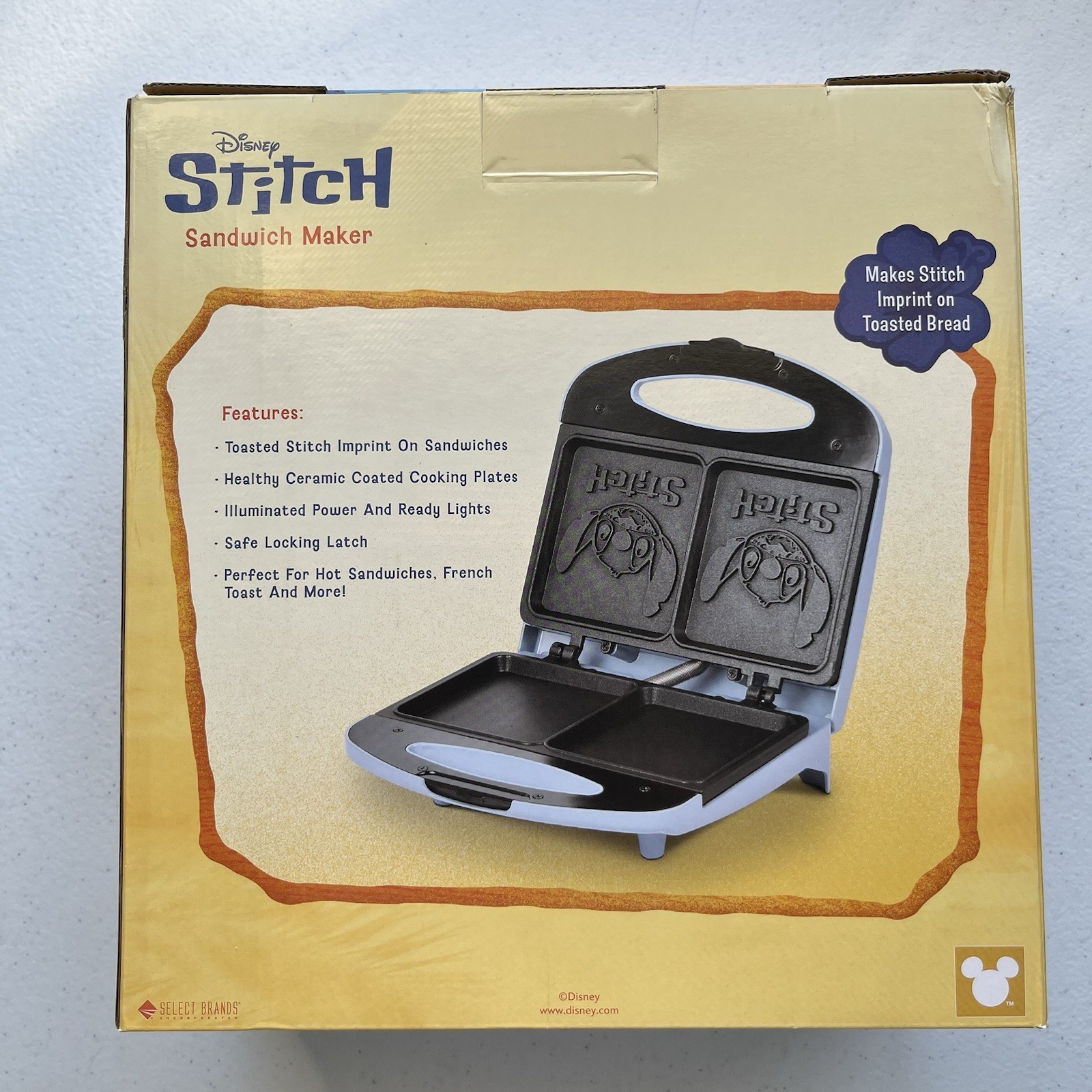 Disney Lilo and Stitch Single Sandwich Maker – Small Kitchen Appliance