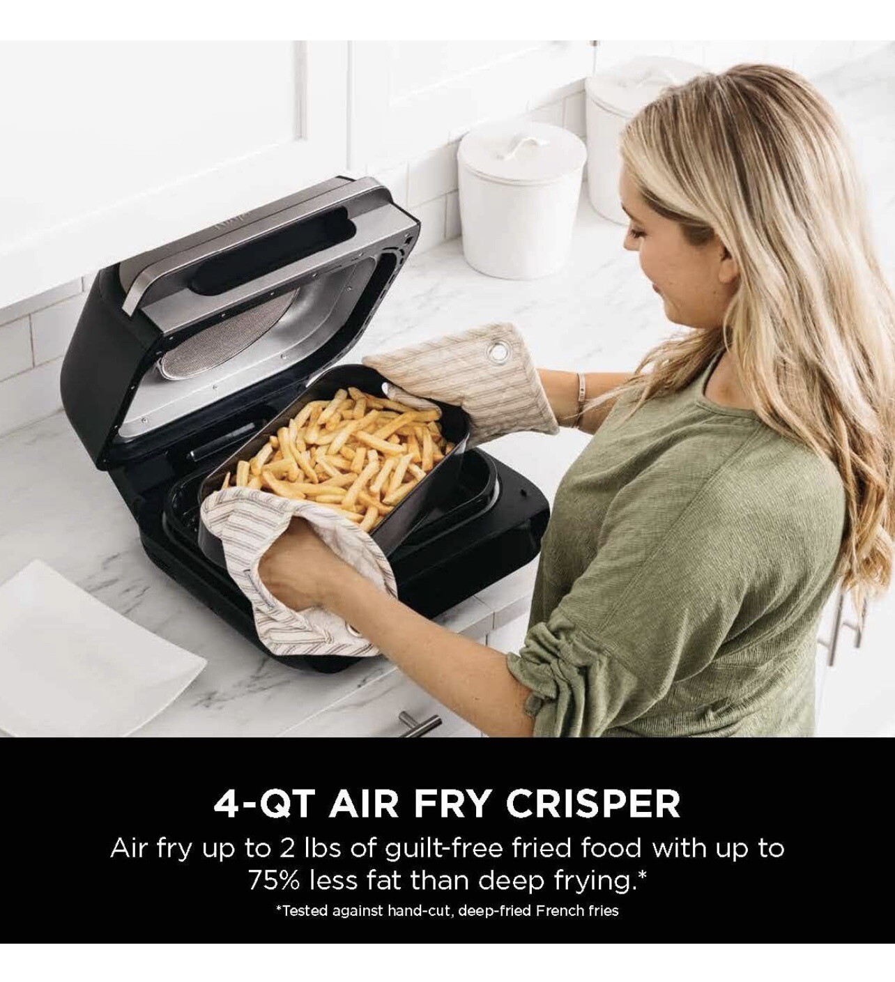 Ninja Foodi FG551 Smart XL Indoor Grill – Black