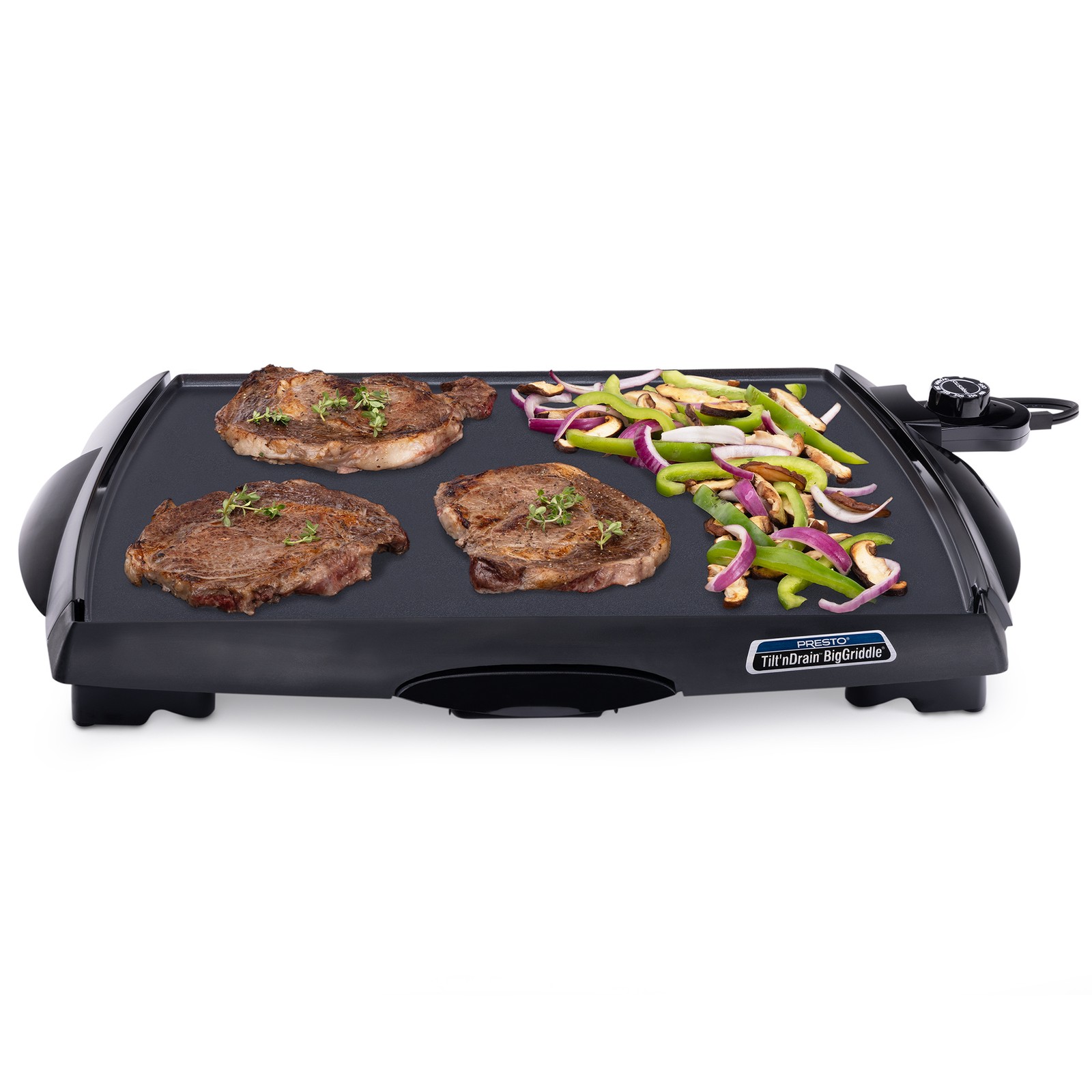 Presto Tilt ‘n Drain BigGriddle w/Nonstick Ceramic Cooking Surface (Open Box)
