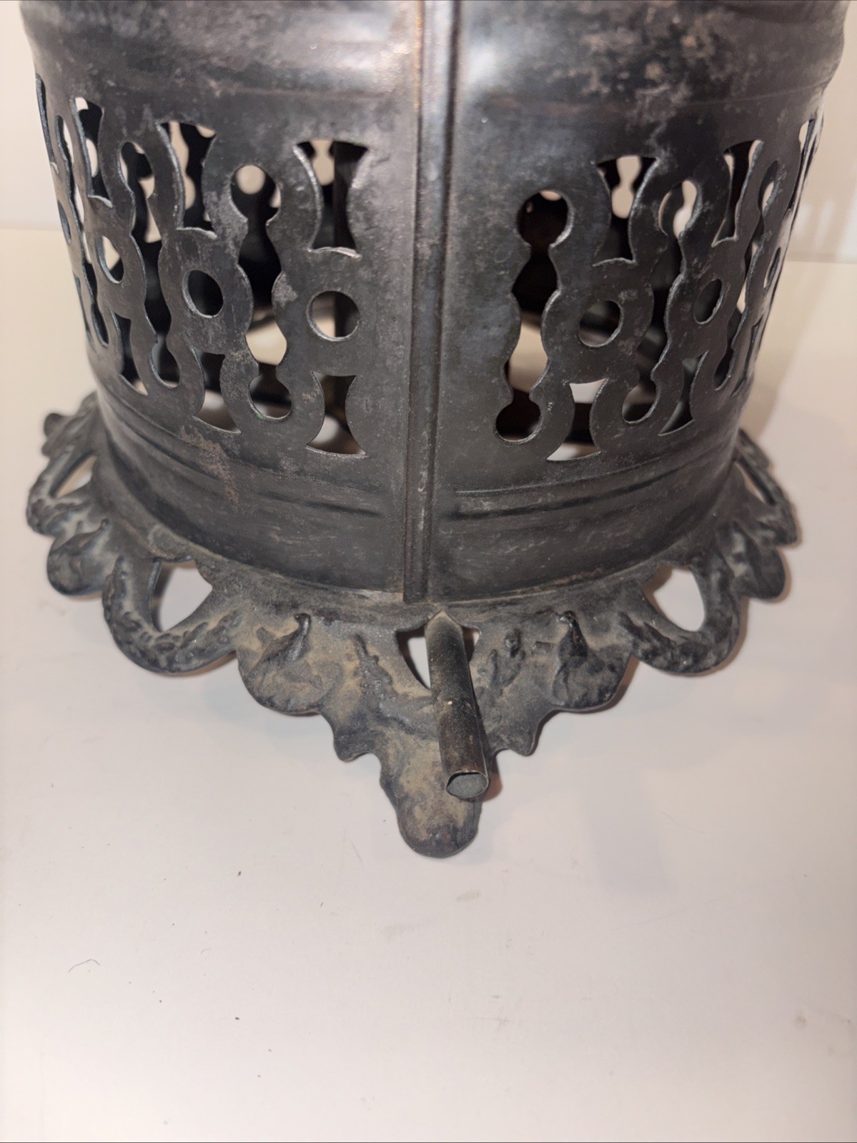 Antique Vulcan Cast Iron Single Burner Stove Hot Plate W/Tifft & Howard Grate