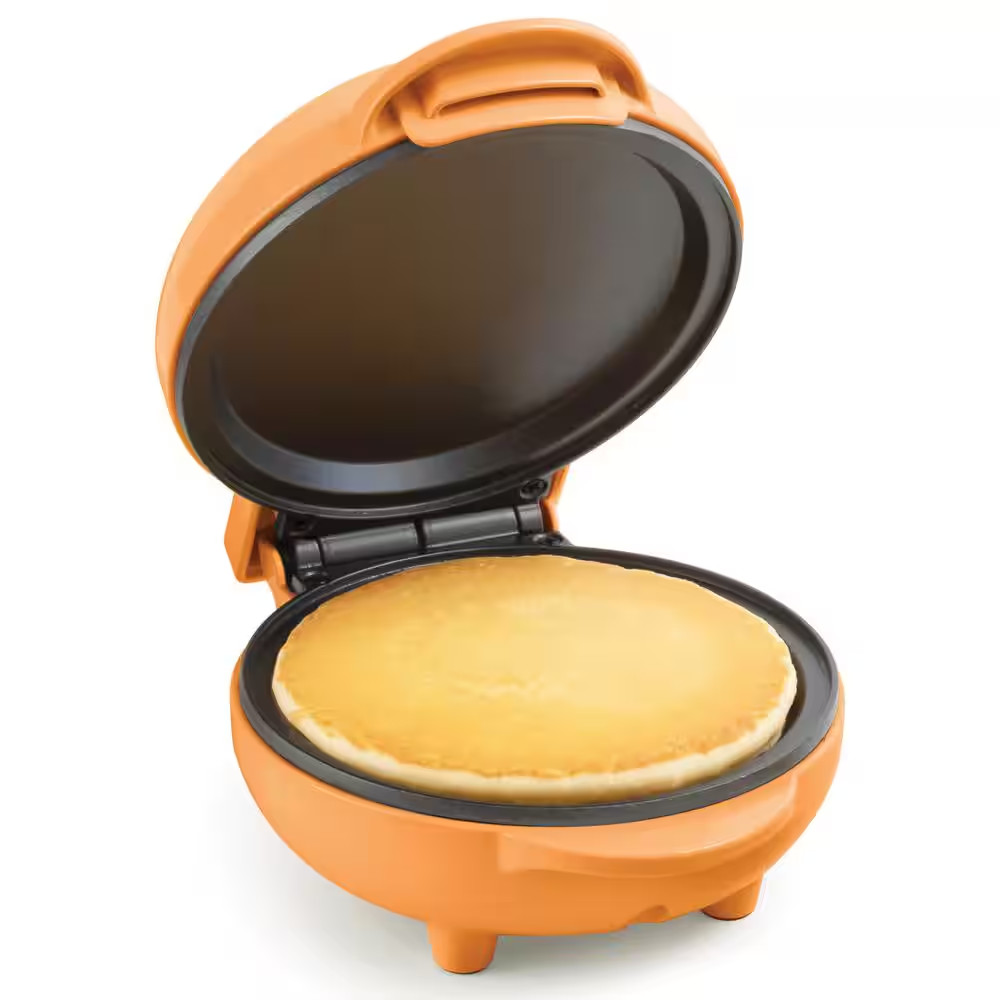 Mymini 19.6 Sq. In. Orange Personal Electric Griddle