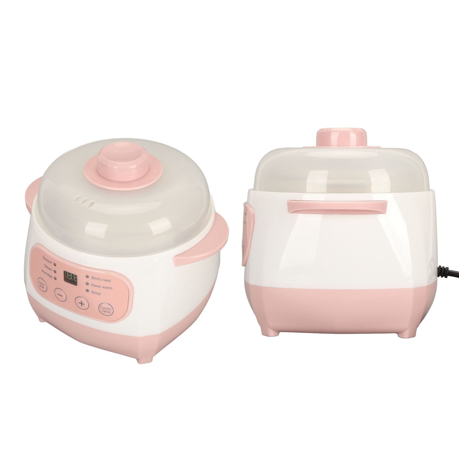 Electric Stew Pot 1L 200W Anti Dry Burn Safe Intelligent Electric Ceramic Cooker