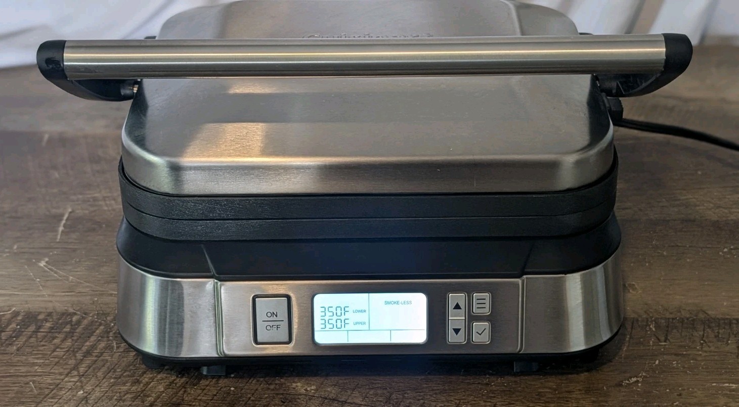 Cuisinart GR-6S Contact Griddler Indoor Grill/Griddle Smoke-Less 1500W