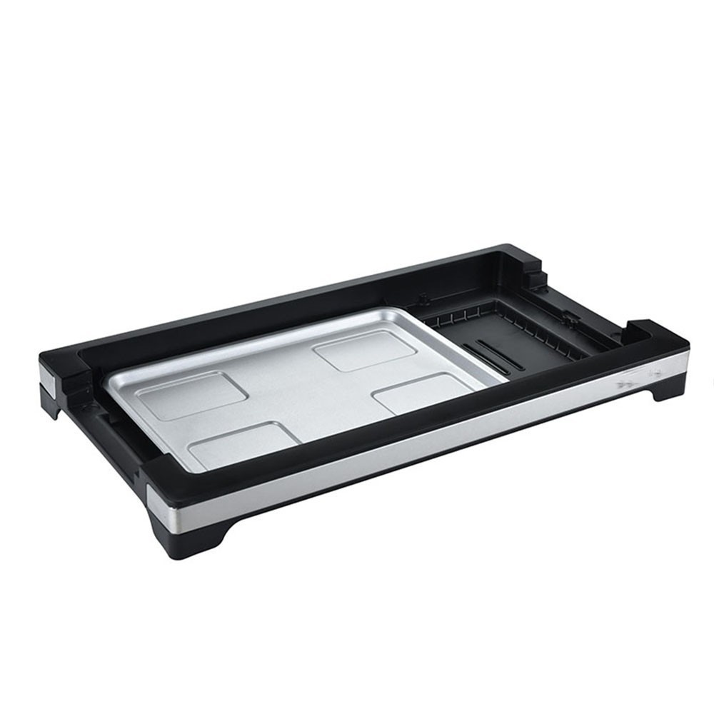 1800W 2-in-1 Electric Smokeless Grill Indoor BBQ Griddle Non-Stick Cooking Plate