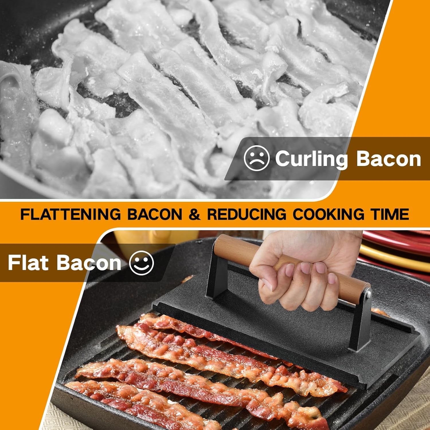 Of course. Here is a detailed overview and analysis of the Cast Iron Grill Press