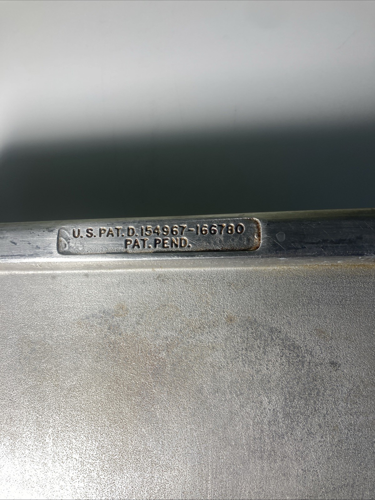 Happy Day Griddle Grill WM B Watkins CO. Evanston, IL Square Patent D-154967 Vtg