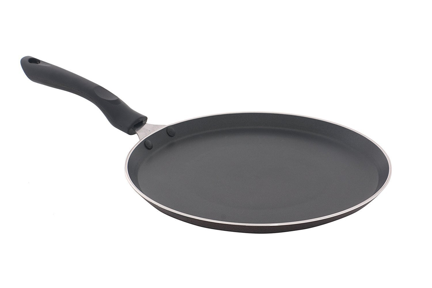 Dosa Pan 10 Inch Nonstick Coating Flat Base Tawa for Making Roti Pancake Para…