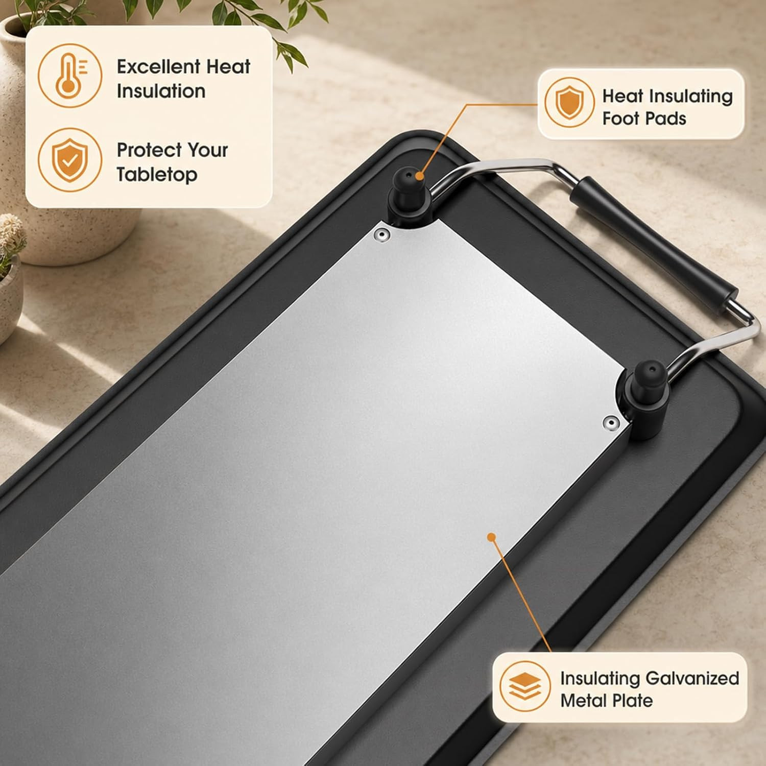 35″ Extra Large Electric Griddle 2000W | Outdoor Flat Top Grill | Nonstick Cooki