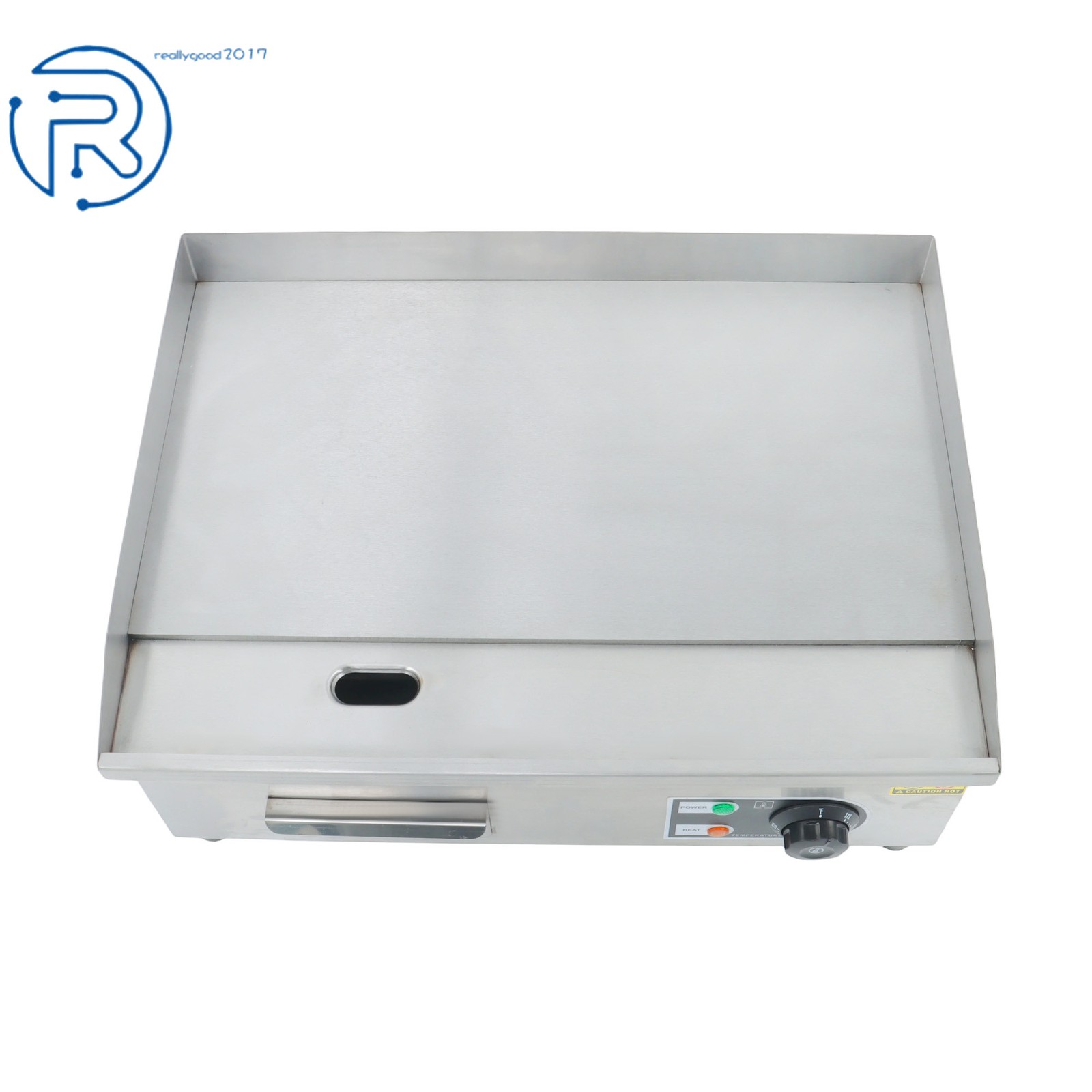 22″ 1600W Commercial Electric Griddle Countertop Griddle Grill Flat Top Grill