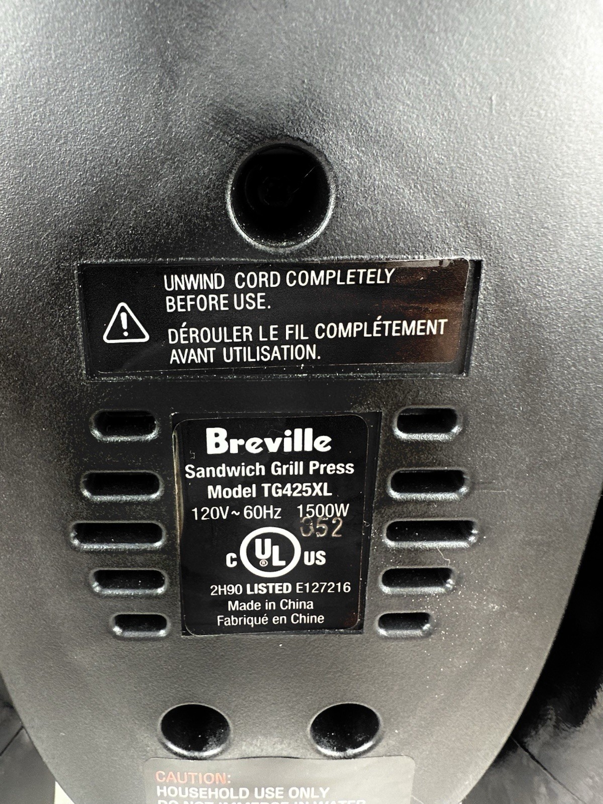 Breville TG425XL Heavy Duty Stainless Adjustable Sandwich Grill Panini Press