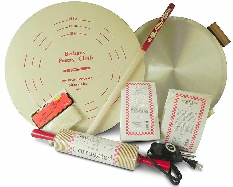 Bethany Housewares Aluminum Lefse Griddle + Starter Kit