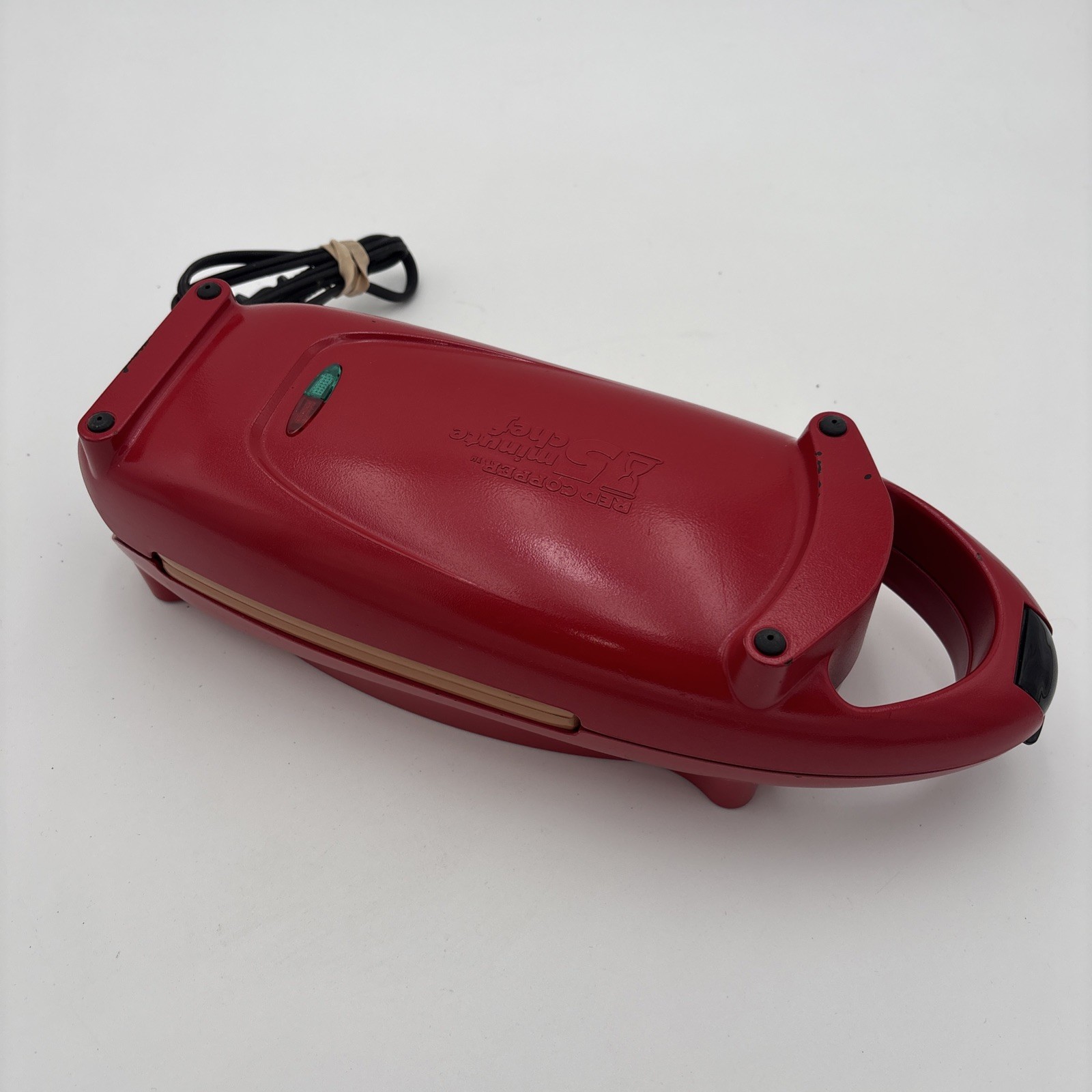 Red Coppe 5 Minute Chef Electric Meal Maker Frying Pan Nonstick 22852a1 TESTED