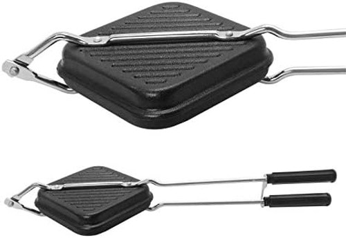 Grill Sandwich Maker And Toast Sandwich Maker With Non-Stick Cookware, Black