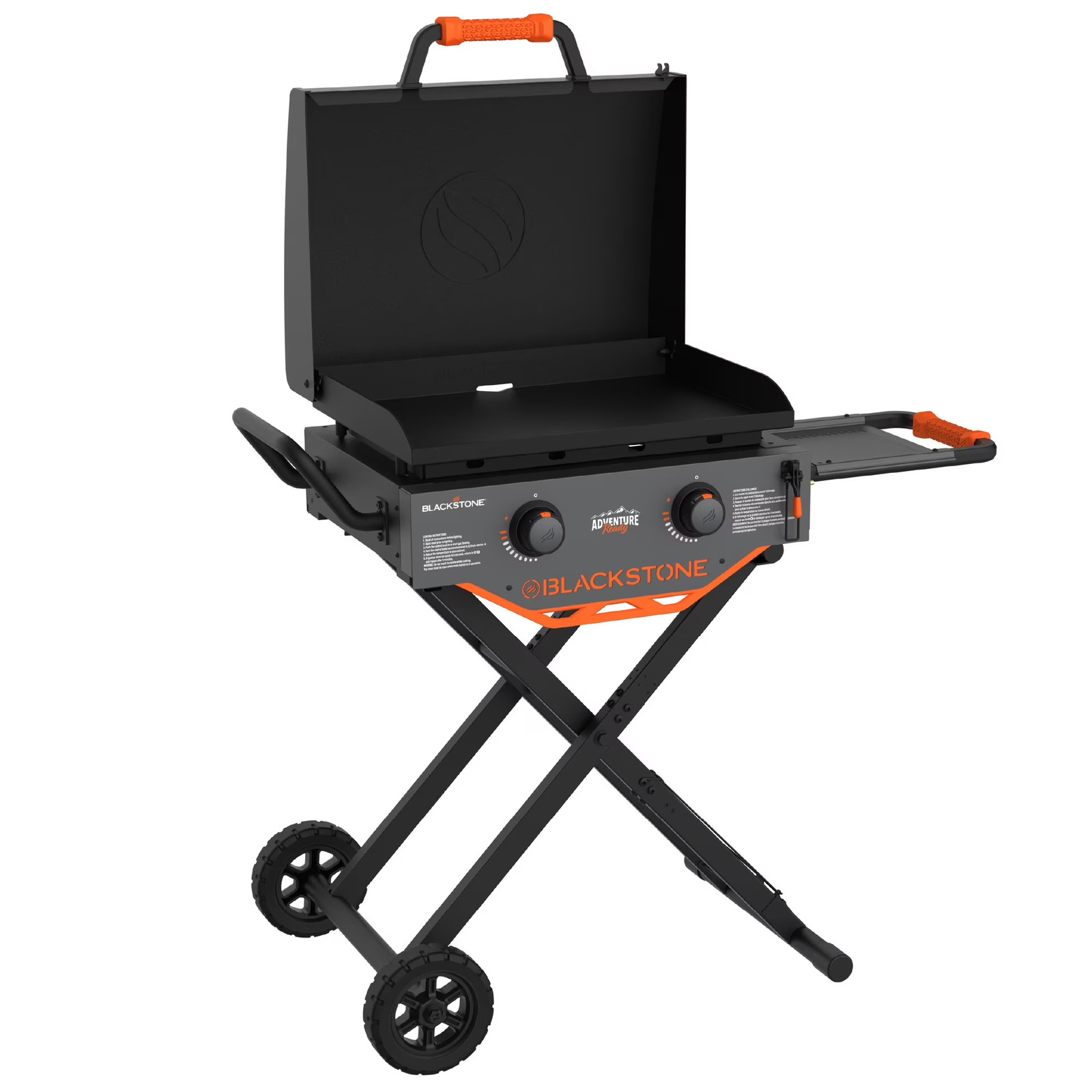 Blackstone 2461 Adventure Ready Outdoor Griddle, 2-Burner 22″, Gray