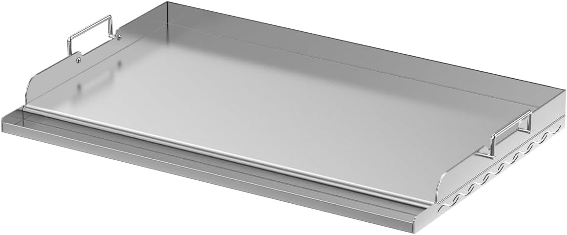 25x16in Stainless Steel Griddle for BBQ and Flat Top Grill