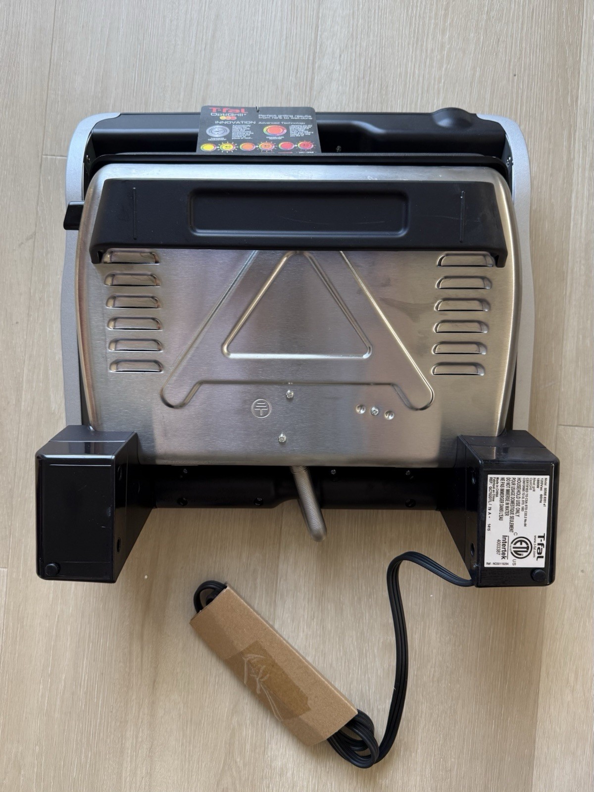 T-Fal OptiGrill + Indoor Electric Grill with Removable, Dishwasher Safe Plates