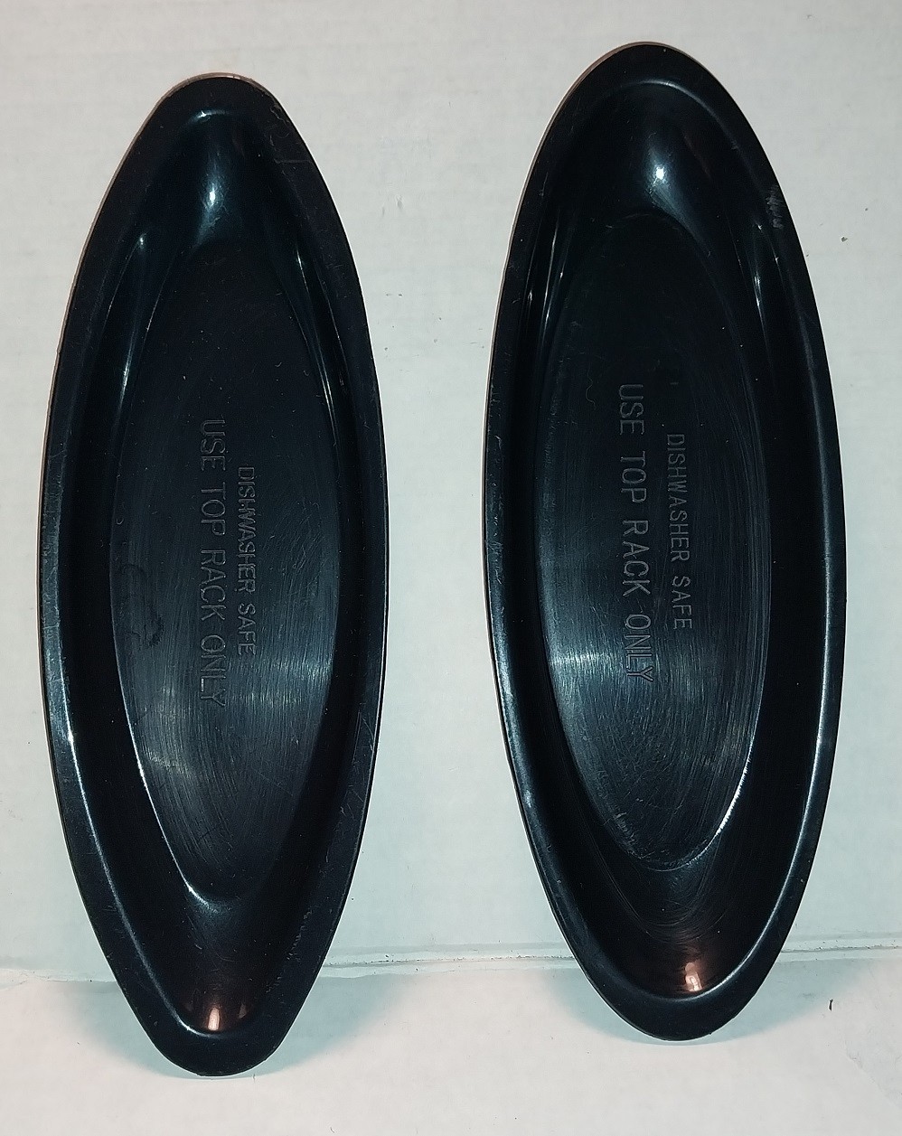 TWO (2) Classic GEORGE FOREMAN 9 1/4″ BLACK DRIP TRAYS – Grease Catchers $6Ship